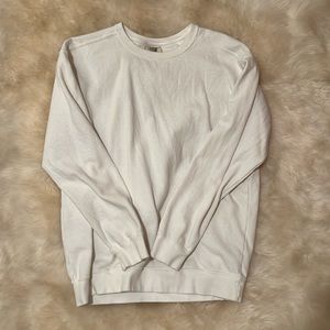Comfort Colors White Sweatshirt